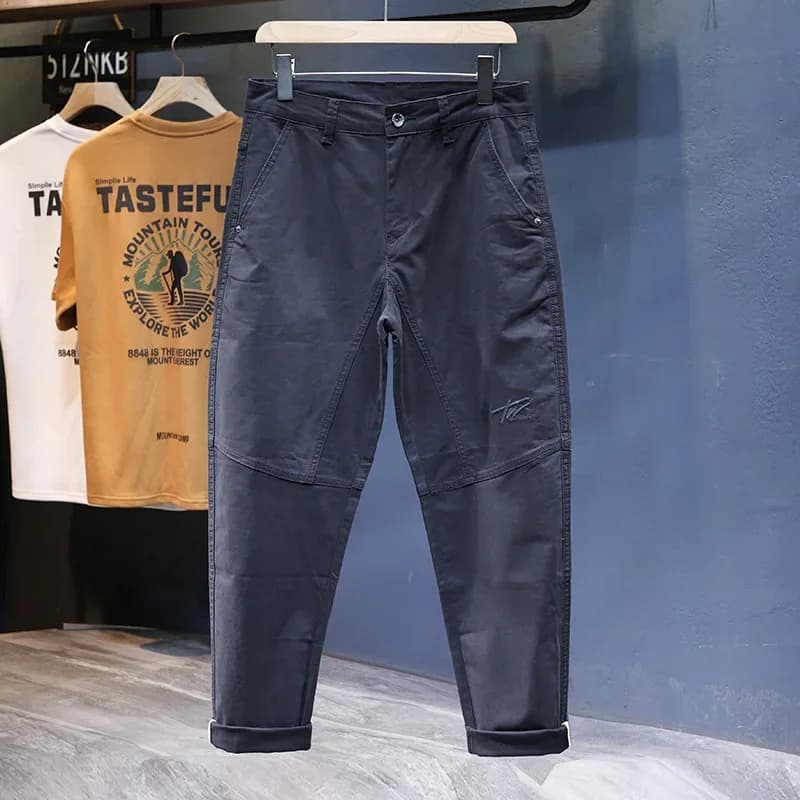 Mens Baggy Pants Harem Loose Fit Stretch Men Casual Pants Patchwork Fashion Men's Clothing Trousers Oversized Tapered Man Kpop