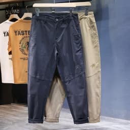 Mens Baggy Pants Harem Loose Fit Stretch Men Casual Pants Patchwork Fashion Men's Clothing Trousers Oversized Tapered Man Kpop
