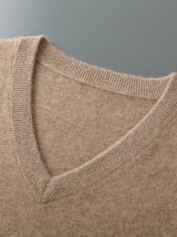 Men Wool V-neck Sweater Vest Pullover Autumn Winter Basic Casual Cashmere 100% Merino Wool Knitted Soft Sleeveless Waistcoat Top