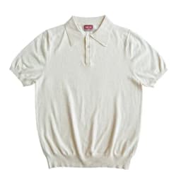 Sauce Zhan Polo Shirt Men Shirts Summer Knit Short Sleeve Shirt Vintage 100% Cotton Regular Fit