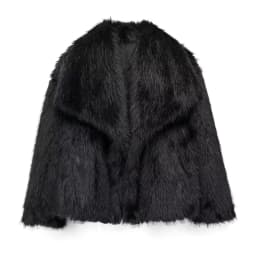 HXAO White Faux Fur Coat 2024 Woman New in coats Autumn Winter Fur Plush Fluffy Jacket Warm Red Gray Black Outerwears