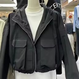 2025  Fashion Women Jacket Windbreaker Hooded Zip-up Coat Autumn Vintage Outwear Korean Harajuku Cropped Basic Coat Streetwear