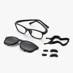 Ralferty 2 In 1 Kids Sunglasses Polarized Clips On Glasses Child 0 Diopter Prescription Optic Myopia Eyewear Frame Glasses Chain