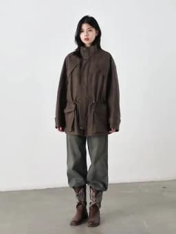 CHIC VEN New Women Suede Jackets Loose Retro Stand Up Collar Mid-length Ladies Casual Coat Female Overcoat Autumn Winter 2025