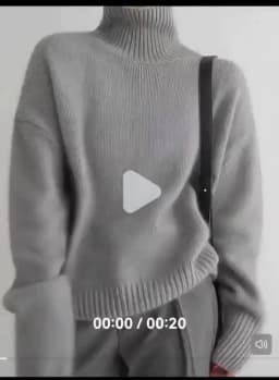 MVLYFLRT Autumn and Winter New 100% merino Wool Sweater Women's Knitted High Neck Pullover Casual Loose Large Size tops