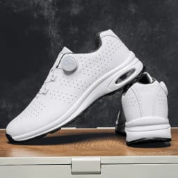 Simple Nen's Casual shoes, With Comfortable and Breathable design, Air-cushioned sole, Suitable for Outdoor Cycling and Golfing.