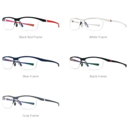 FONEX HONILLESI TR90 Glasses Frame Men Brand Designer Semi Rimless Ultralight Bicycle Eyeglasses Half Rim Sports Eyewear 7027