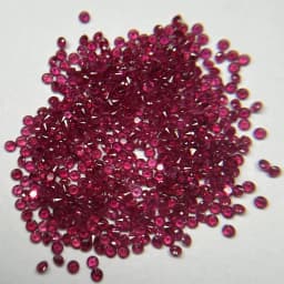 Mosangna A Quality Brilliant Cut Round 0.8-3mm 100% Natural Red Ruby Blue Sapphire Pirce Per Carat