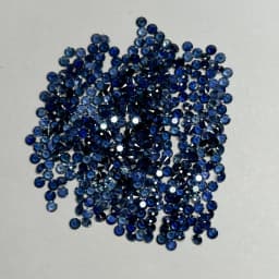 Mosangna A Quality Brilliant Cut Round 0.8-3mm 100% Natural Red Ruby Blue Sapphire Pirce Per Carat