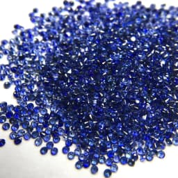 Mosangna A Quality Brilliant Cut Round 0.8-3mm 100% Natural Red Ruby Blue Sapphire Pirce Per Carat