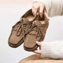 AIYUQI 2026 Women's Loafers Cow Suede Square Toe Flat Shoes For Women Large Size Shallow Mouth Soft Sole Female Moccasins