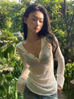 Seeslim Hooded T Shirt Women Clothes Long Sleeve See Through Slim 2000s Clothes Y2k Tees Female Clothing Chic Spring Tops Korean