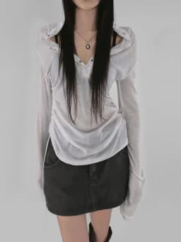 Seeslim Hooded T Shirt Women Clothes Long Sleeve See Through Slim 2000s Clothes Y2k Tees Female Clothing Chic Spring Tops Korean