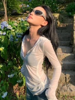 Seeslim Hooded T Shirt Women Clothes Long Sleeve See Through Slim 2000s Clothes Y2k Tees Female Clothing Chic Spring Tops Korean