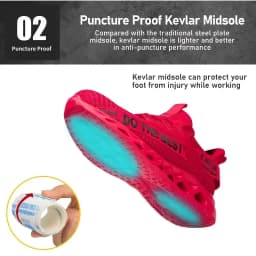 Safety Protective Mining Boots Men Steel Toe Safety Shoes Anti-smash Anti-puncture Function Work Shoes Fashion Multicolored