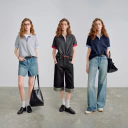 TOYOUTH Women Piqué Polo Tees 2026 Summer New Upgraded Color-Block Plaid Fold-Back Sleeve Vintage Casual Tops