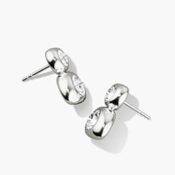 Lnkry 14K Gold Filled Irregular Stud Earrings Sparkling Test Passed 5MM Round Moissanite Earring for Women 2026 Trend Jewelry