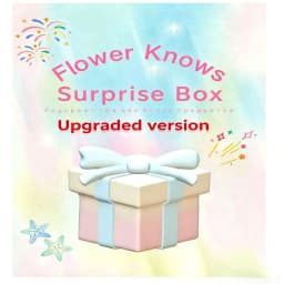 Flower Knows Mixed Makeup Gift Box 3-4Pcs Random Set Eyeshadow Blush Lipstick Perfume Mirror Pendant Cosmetics Combination