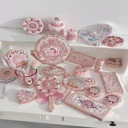Flower Knows Mixed Makeup Gift Box 3-4Pcs Random Set Eyeshadow Blush Lipstick Perfume Mirror Pendant Cosmetics Combination