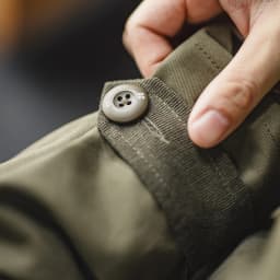 Maden Vintage Men‘s Military Green Trench Coat Mid-Length Corduroy Collar Pure Cotton Overcoat Single-Breasted Spring Autumn