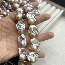 AAAAA Colorful Baroque Tail Beads High-Quality Natural Freshwater Pearls Beads for Jewelry Making DIY Necklaces Accessories 38cm