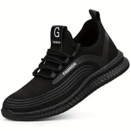 Anti-Smash Puncture-Proof Indestructible Mining Boots Steel Toe Safety Shoes Men Rubber Sole Safety Work Boots For Men Shoes