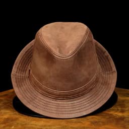 Genuine Leather Cowhide Sheepskin Men Gentleman Fedoras Hat for Performance Travel Warm Winter Autumn Top Hat