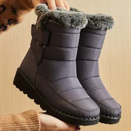 Women's Boots 2025 Trend Winter Shoes For Woman Winter Boots Ankle Low Heels Botas Mujer Waterproof Snow Boots With Fur Shoes