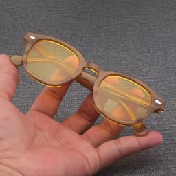 Sun Glasses Man Johnny Depp Lemtosh Polarized Sunglasses Woman Luxury Brand Vintage Acetate Frame Green Drivering Goggles