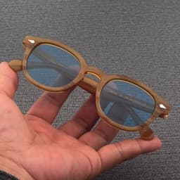Sun Glasses Man Johnny Depp Lemtosh Polarized Sunglasses Woman Luxury Brand Vintage Acetate Frame Green Drivering Goggles