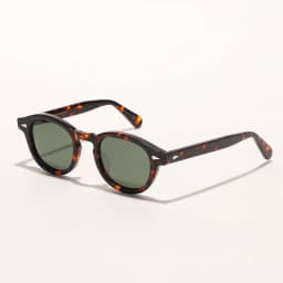 Sun Glasses Man Johnny Depp Lemtosh Polarized Sunglasses Woman Luxury Brand Vintage Acetate Frame Green Drivering Goggles