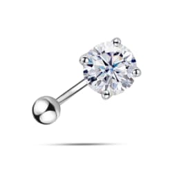 Sexy 0.3ct To 3ct Moissanite Belly Button Ring With Certificate 100% Silver 925 Navel Bully Piercing Body Jewellery Luxury Gift