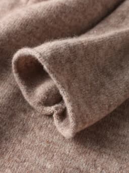 Birdtree Women's Turtleneck Edge Curl Basic Knitted Sweaters, Undershirt, 100% Australian Wool Pullover, Autumn Winter T39244QM