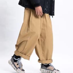 2025 Spring New Cityboy Casual Pants Japanese Loose Fashion Versatile Wide Leg Pants Solid Color Work Pants Men and Women