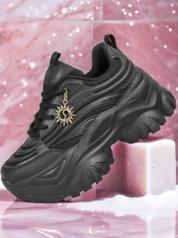 Women's Four Seasons Outdoor Sports Shoes Pure White Summer Chunky Sneakers Soft Sole Cushioned Running Shoes for Women