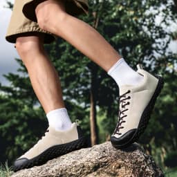 Barefoot Wide Toe Sneakers Unisex Zero Drop Minimalist Outdoor Shoes Non Slip Lace Up Walking Sports Shoes 36-38 Plus Size Shoes