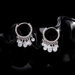 MODIAN 925 Sterling Silver Luxury Geometric Stunning Clear CZ Hoop Earrings Fashion Sparkling Dangle Ears For Women Fine Jewelry