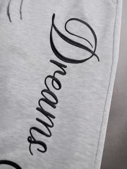 Men's Oversized Streetwear Joggers Brand Dual Waist Dreams Flying Embroidery Polyester Gray Multicolor Pants S-2XL All Size 1Pc