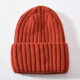 Winter Silk Satin Lined Beanie Hats Women Men Unisex Thick Chunky Cap Striped Warm Soft High Quality Cashmere Knitted Beanie Hat