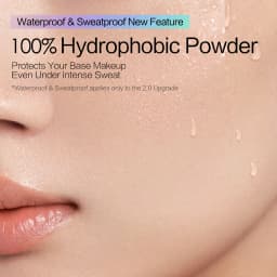 CARSLAN 2.0 Black Magnet Soft Focus Pressed Powder Waterproof Sweatproof 24H Longlasting Oil Control Translucent Setting Powder