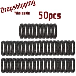 50pcs Italian Charm Stainless Steel 9mm Colorful Style Elastic Bracelet for Woman Men DIY Making GIft Dropshipping Wholesale