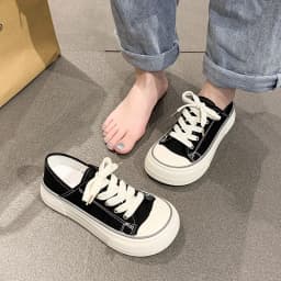 2025 Woman Casual Shoe Spring New Fashionable Korean Style Soft Bottom Anti-slipepry Versatile Daily Simple Low-top Canvas Shoes