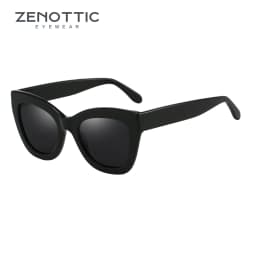ZENOTTIC Handmade Acetate Polarized Sunglasses Fashion Square Shade UV400 Protection Sun Glasses for Women