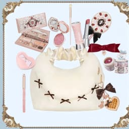Flowerknows Makeup Set All In Flower Knows Little Angel Highlighter Powder Blush Strawberry Rococo Lip Gloss Perfume Kit