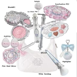 Flowerknows Makeup Set All In Flower Knows Little Angel Highlighter Powder Blush Strawberry Rococo Lip Gloss Perfume Kit