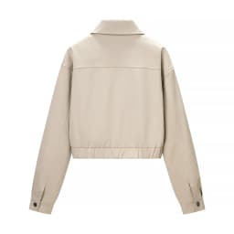 Women Fashion Casual Shorts Sets Female Zipper Jacket Long Sleeve Lapel Short Coats And Lady Chic Streetwear Balloon Shorts
