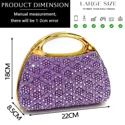 Chic Light Purple Rhinestone Peep-Toe High Heel Sandals and Bag Set for Women –Elegant Italian Party Shoes Perfect for Weddings