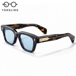 2026 Top Quality Luxury Brand Original Sunglass Handmade Thick Acetate Men Eyewear Designer Women Outdoor UV Protective Sunglass