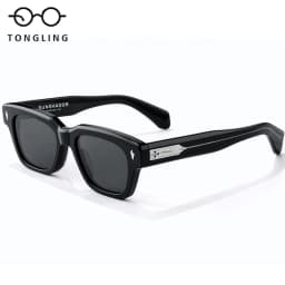 2026 Top Quality Luxury Brand Original Sunglass Handmade Thick Acetate Men Eyewear Designer Women Outdoor UV Protective Sunglass