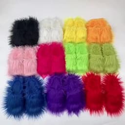 Faux Fur Slippers 2025 Women Winter Plush Warm Home Flat Slides Mongolian Wool Flip Flops Y2K Girls Furry Shoes Cute Slippers